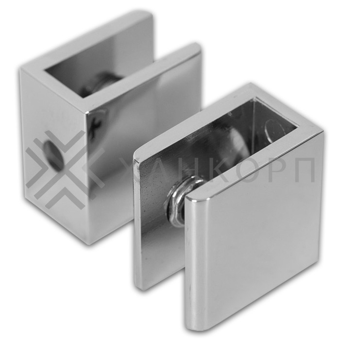 Полкодержатель FDA-20 для стекла 8-10 мм, цинк/хром