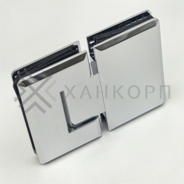 Петля Бета β FDP-22 стекло-стекло 180˚, латунь/хром