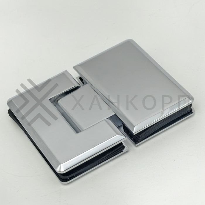 Петля Бета β FDP-22 стекло-стекло 180˚, латунь/хром