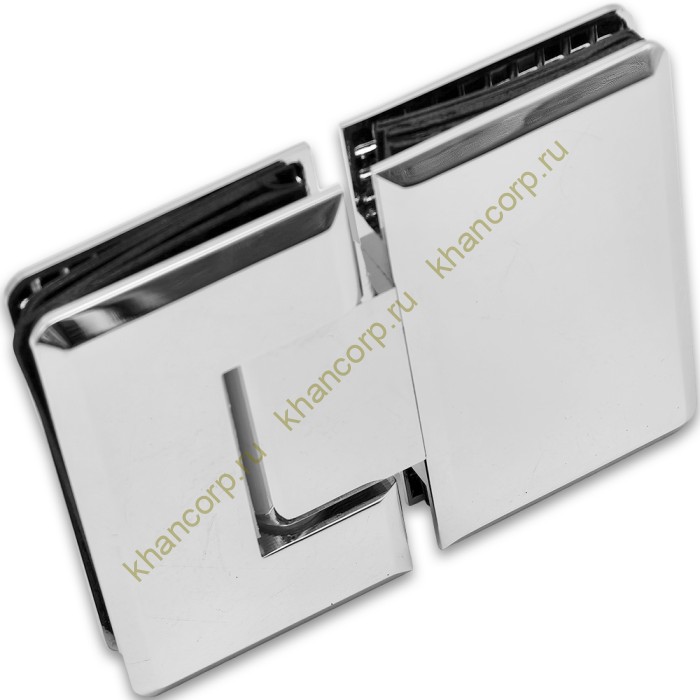 Петля Бета β FDP-22 стекло-стекло 180˚, латунь/хром