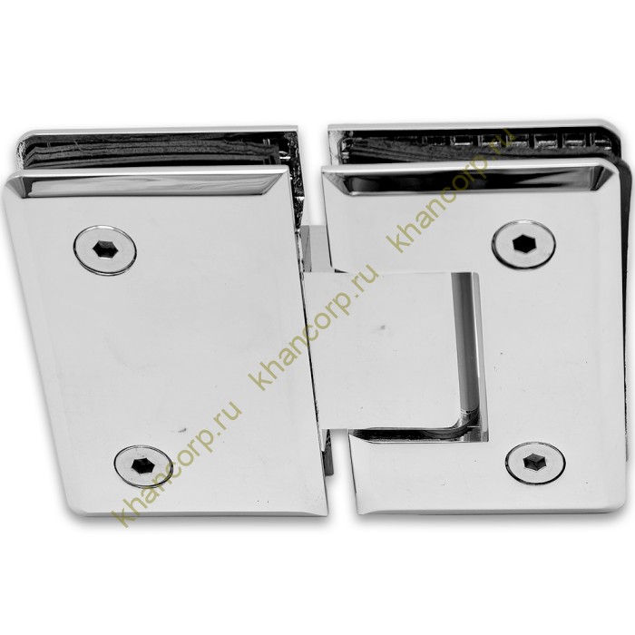 Петля Бета β FDP-22 стекло-стекло 180˚, латунь/хром