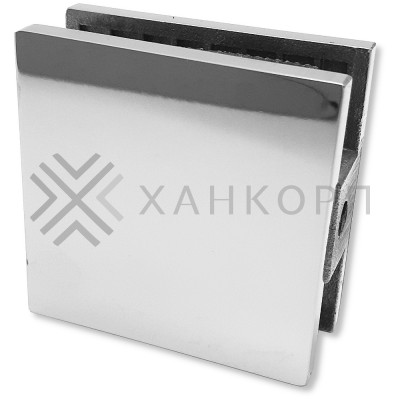  Коннектор Альфа FDK-12, FDK-12 стена-стекло 90˚ нержавейка/полированный