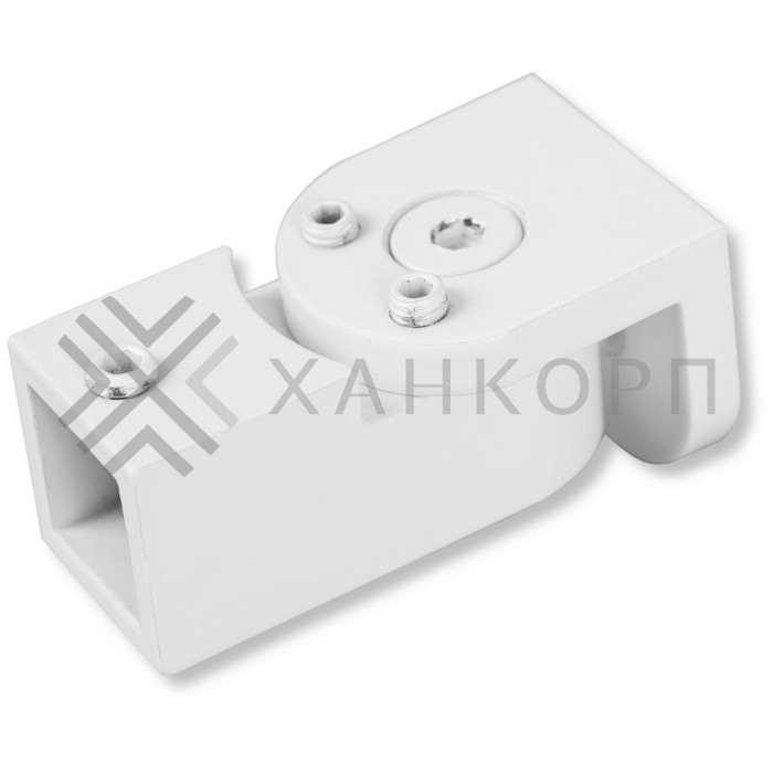 Крепление FDC-51 трубы 15х15 к стене 0°-180°, нержавейка/белый