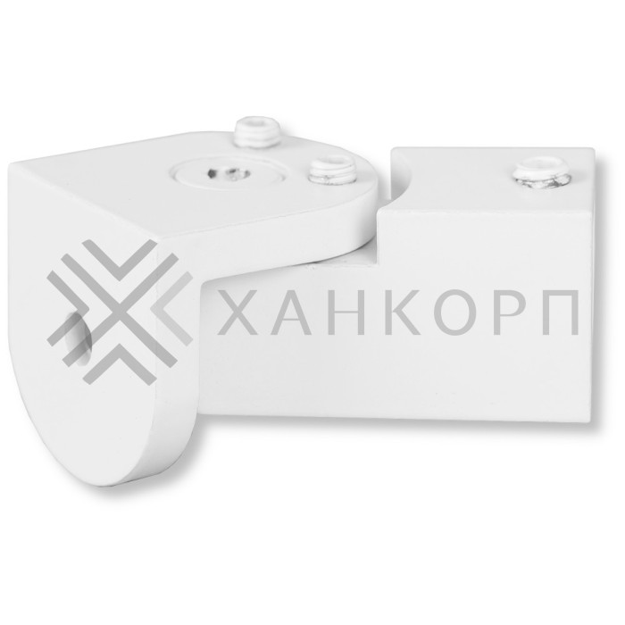 Крепление FDC-51 трубы 15х15 к стене 0°-180°, нержавейка/белый