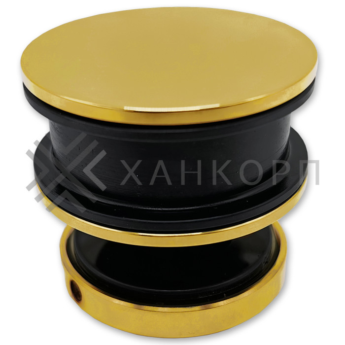 Ролик FDS-30 с креплением к стеклу, нержавейка/золото