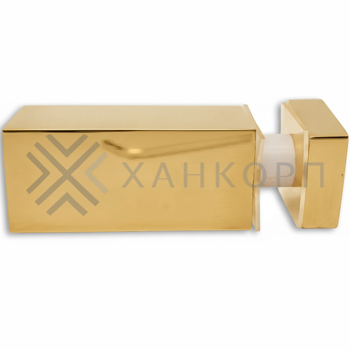 Крепление FDC-54 трубы 15х15 к стеклу, нержавейка/золото