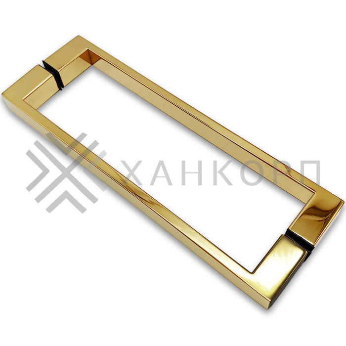 Ручка скоба FDR-88, 25х10х300х1.0 мм, нержавейка/золото