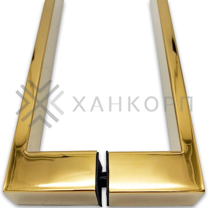 Ручка скоба FDR-88, 25х10х300х1.0 мм, нержавейка/золото