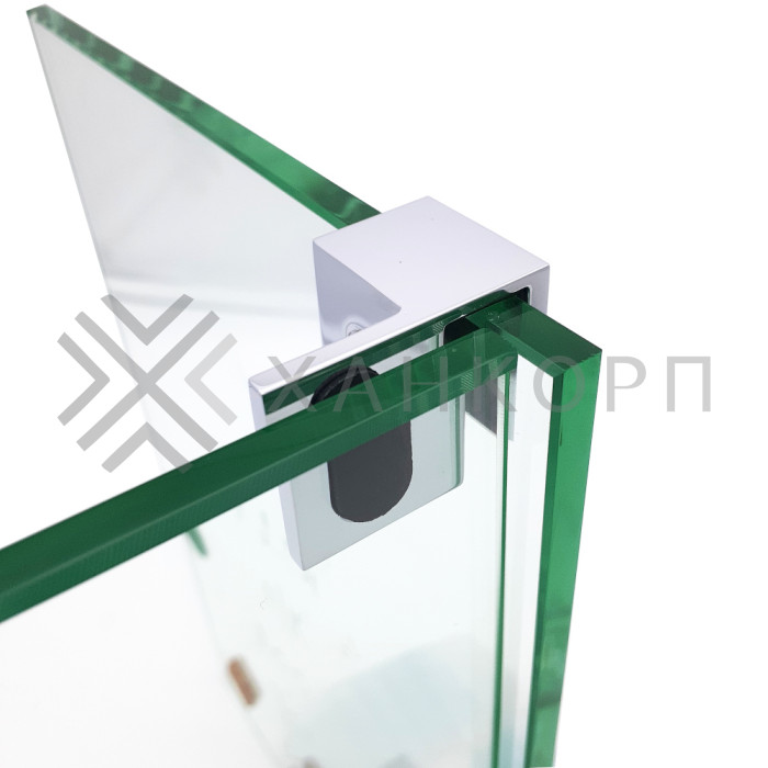 Дверной стопор FDA-06R правый 90˚ к стеклу латунь/черный