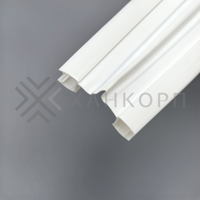 Уплотнитель ПРЕМИУМ гармошка белый 2.5 м под стекло 8 мм FDPP-410.8