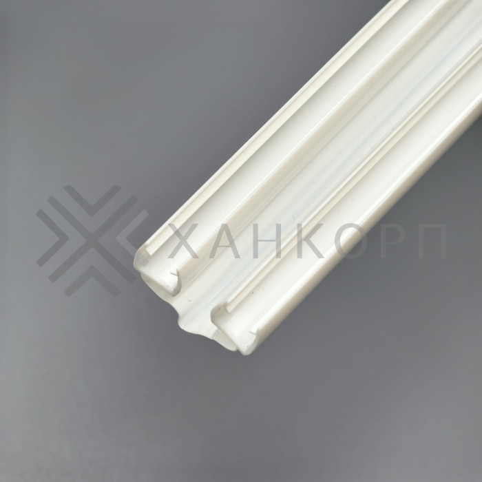 Уплотнитель ПРЕМИУМ гармошка белый 2.5 м под стекло 8 мм FDPP-410.8