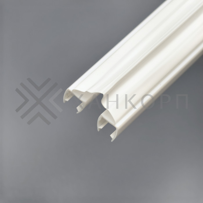 Уплотнитель ПРЕМИУМ гармошка белый 2.5 м под стекло 8 мм FDPP-410.8