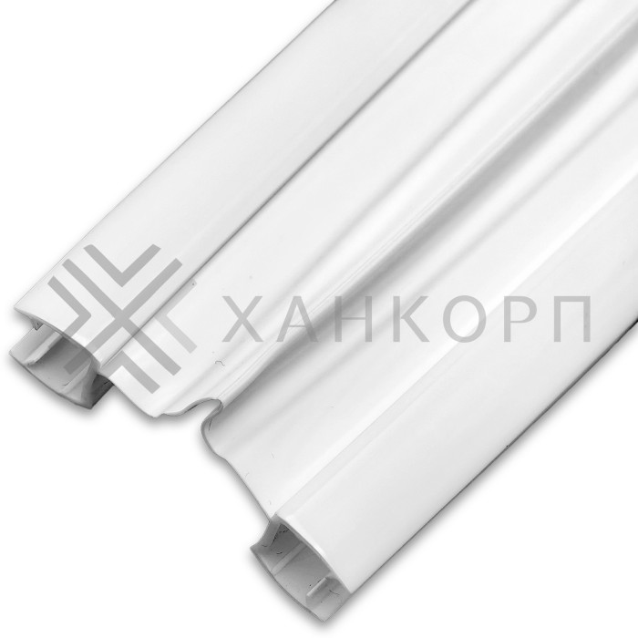 Уплотнитель ПРЕМИУМ гармошка белый 2.5 м под стекло 8 мм FDPP-410.8