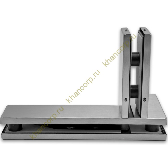 Фитинг угловой FKF-35R с осью и ребром жесткости правосторонний, нержавейка/матовый