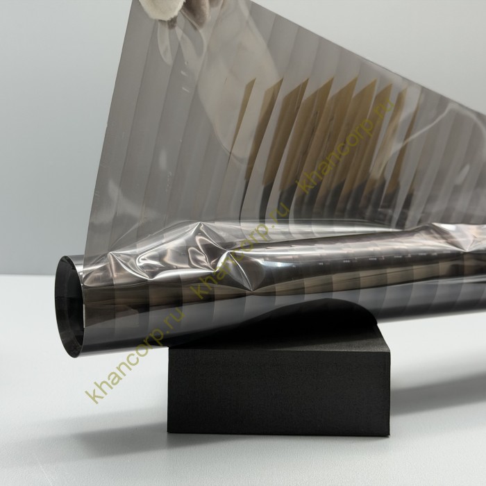 Декоративная пленка MORU графит прозрачный 1,52х3 м, шаг 12 мм