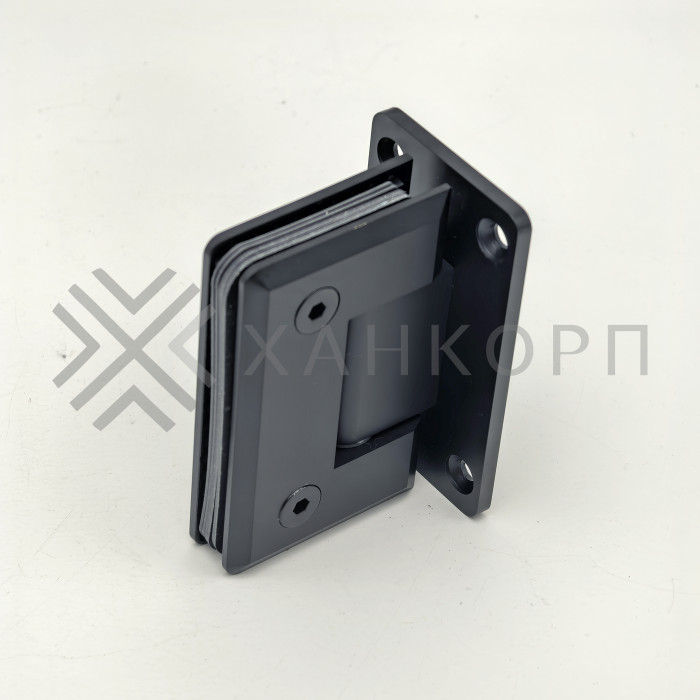 Петля Бета β FDP-21 стена-стекло центральное крепление, латунь/черный