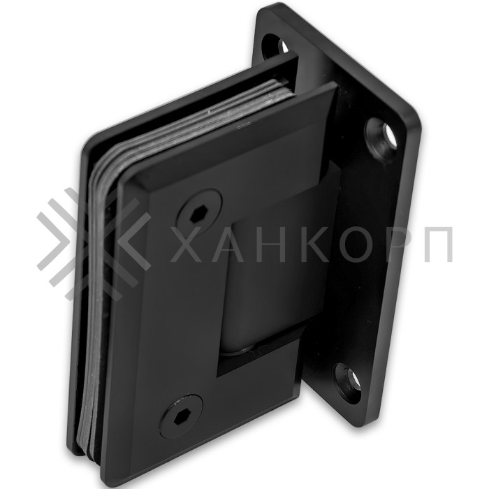 Петля Бета β FDP-21 стена-стекло центральное крепление, латунь/черный