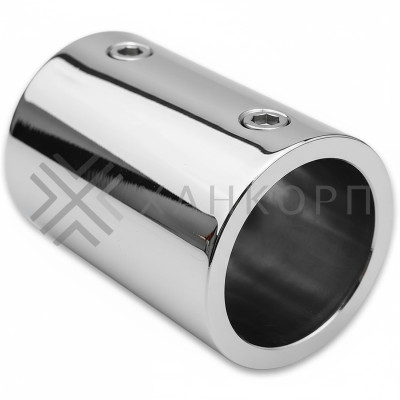 Соединитель FDC-21 трубы 19 прямой, нержавейка/полированный