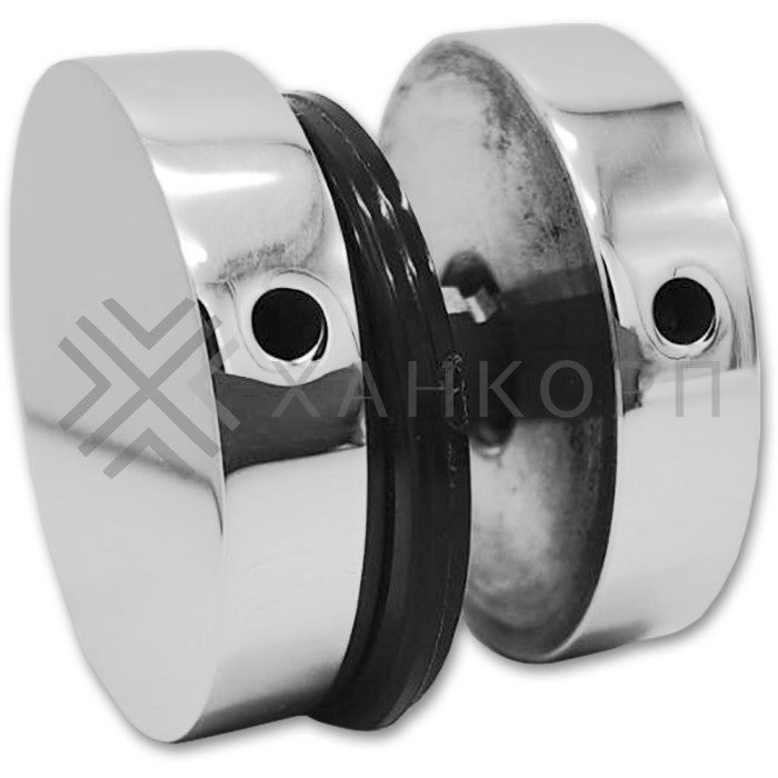 Коннектор FKF-32 для соединения стекол без сверления, нержавейка/полированный