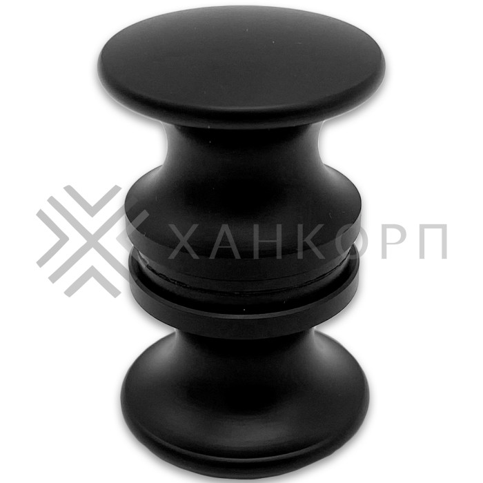 Ручка кноб FDR-53, нержавейка/черный