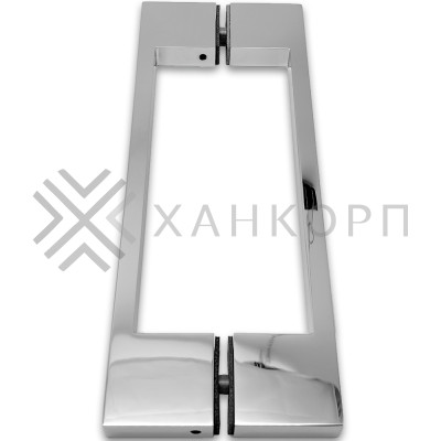 Ручка скоба FDR-90, 10х15х220х1.0 мм, латунь/хром