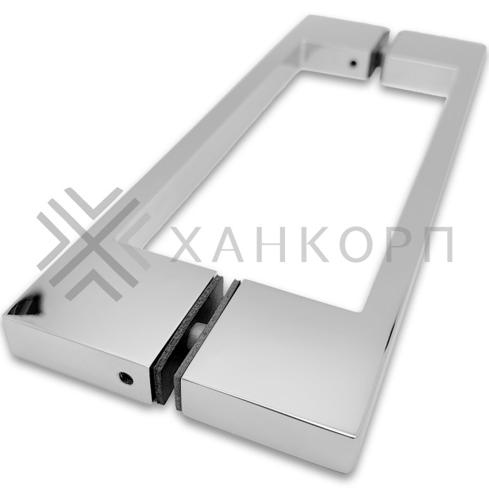 Ручка скоба FDR-90, 10х15х220х1.0 мм, латунь/хром