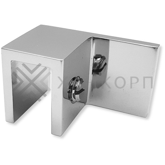 Дверной стопор FDA-06R правый 90˚ к стеклу латунь/хром