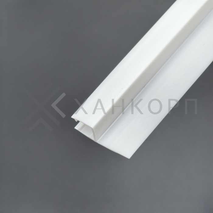 Уплотнитель ПРЕМИУМ Ч-образный белый 2.5 м, ус 18 мм под стекло 8 мм FDPP-412.8