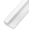 Уплотнитель ПРЕМИУМ Ч-образный белый 2.5 м, ус 18 мм под стекло 8 мм FDPP-412.8