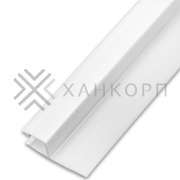 Уплотнитель ПРЕМИУМ Ч-образный белый 2.5 м, ус 18 мм под стекло 8 мм FDPP-412.8