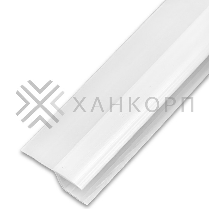 Уплотнитель ПРЕМИУМ Ч-образный белый 2.5 м, ус 18 мм под стекло 8 мм FDPP-412.8