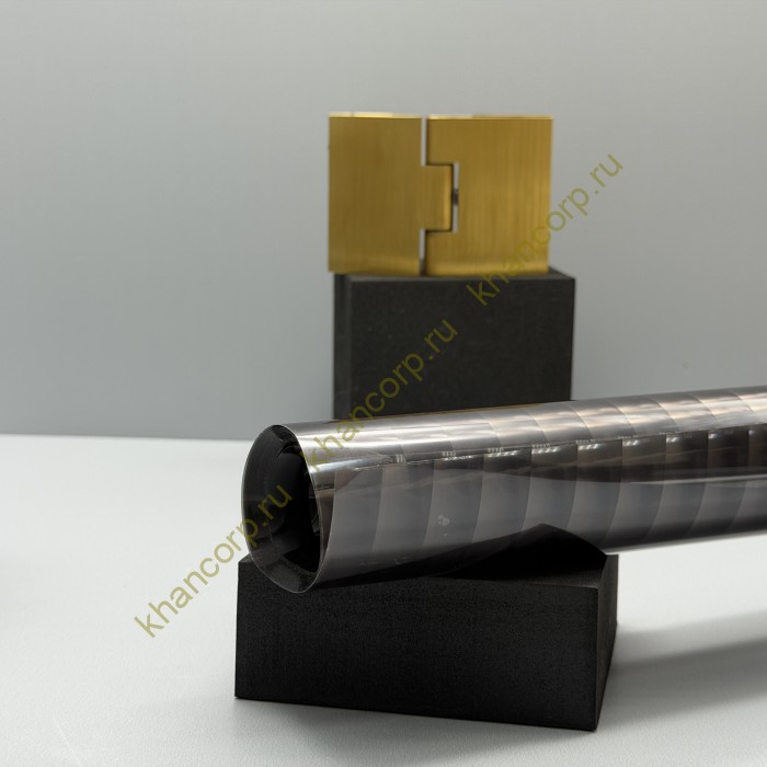 Декоративная пленка MORU графит прозрачный 1,52х5 м, шаг 12 мм