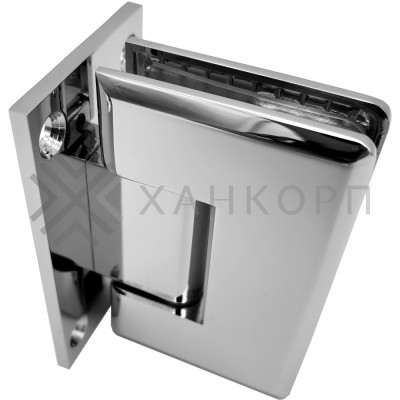 Петля Бета β FDP-21 стена-стекло центральное крепление, цинк/хром