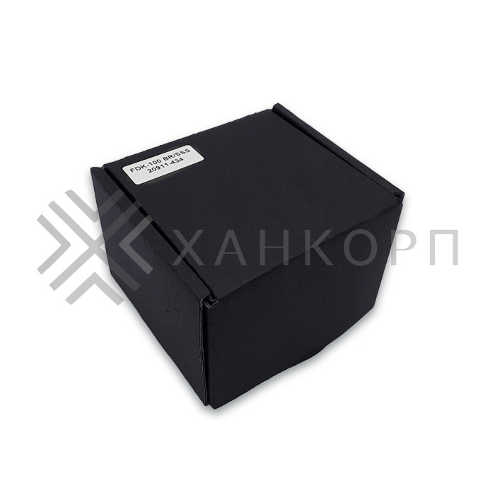 Коннектор Пегас FDK-100 стена-стекло 0°-180°, латунь/матовый