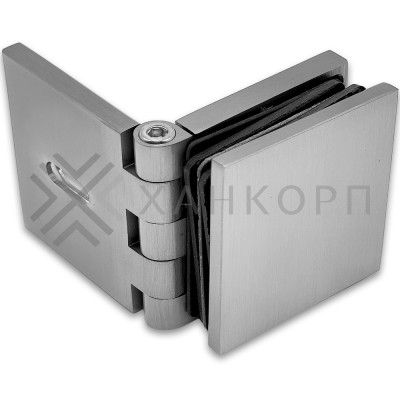 Коннектор Пегас FDK-100 стена-стекло 0°-180°, латунь/матовый