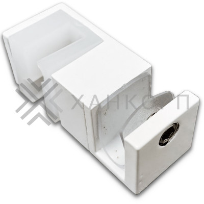 Нижняя направляющая FDS-33 двойная, нержавейка/белый