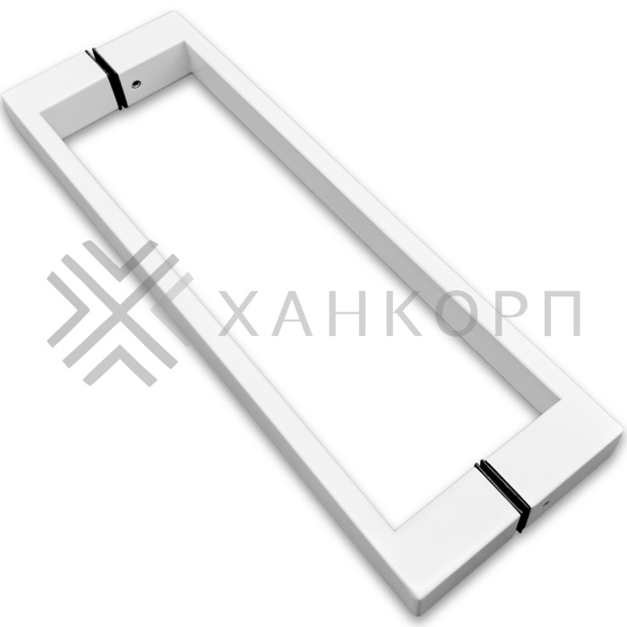 Ручка скоба FDR-88, 25х10х300х1.0 мм, нержавейка/белый