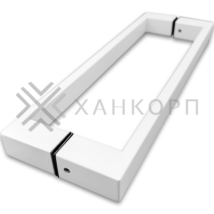 Ручка скоба FDR-88, 25х10х300х1.0 мм, нержавейка/белый