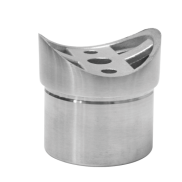 Наконечник седловина FOP-38.26 для трубы O38хO50.8 мм, GRIT 600, нержавейка/полированный