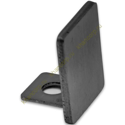 Заглушка торцевая FDPA-501 для опорного профиля 19х13х2, нержавейка/оружейная сталь