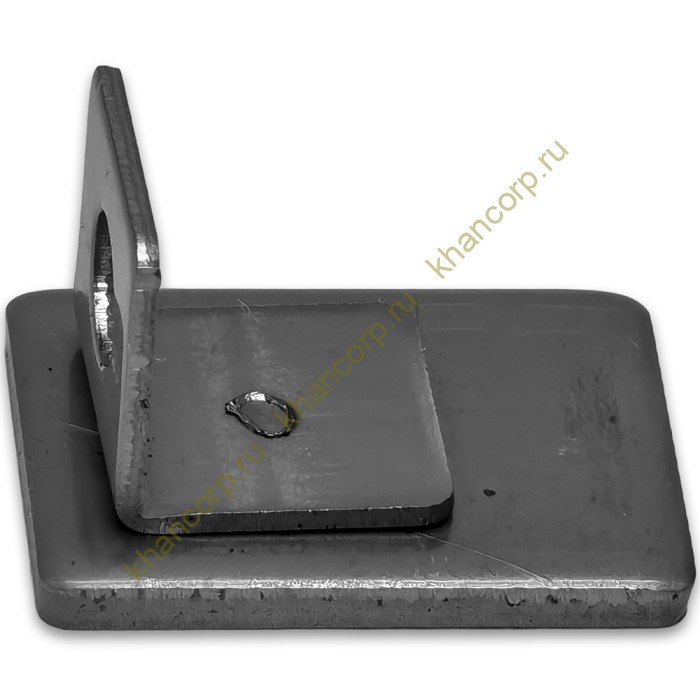 Заглушка торцевая FDPA-501 для опорного профиля 19х13х2, нержавейка/оружейная сталь