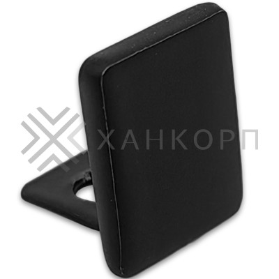 Торцевая заглушка FDPA-502 для п-образного профиля высотой 15 мм, нержавейка/черный