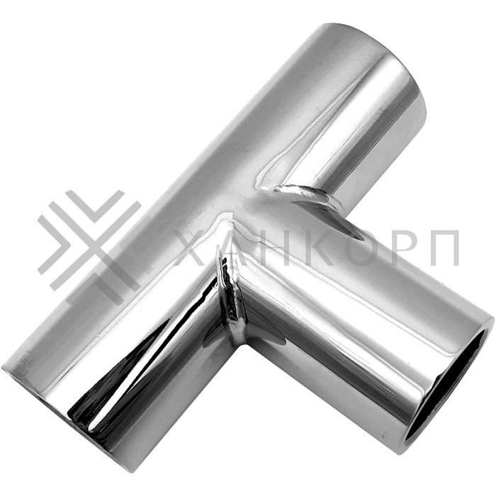 Соединитель FDC-20 трубы 19 Т-образный, нержавейка/полированный