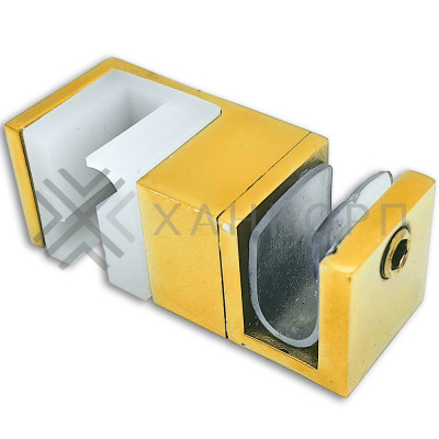 Нижняя направляющая FDS-33 двойная, нержавейка/золото