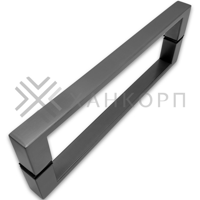 Ручка скоба FDR-88, 25х10х300х1.0 мм, нержавейка/оружейная сталь