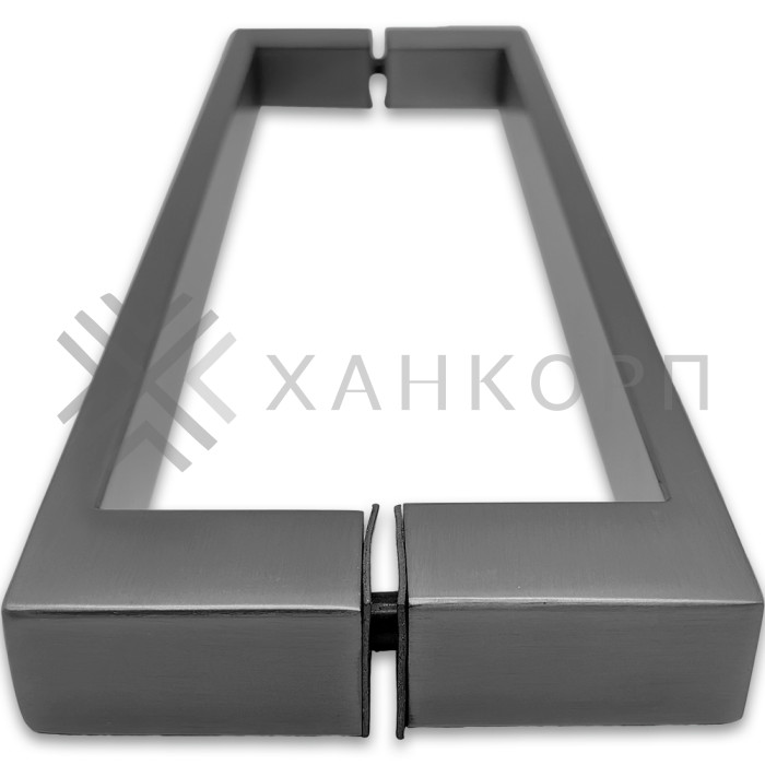 Ручка скоба FDR-88, 25х10х300х1.0 мм, нержавейка/оружейная сталь