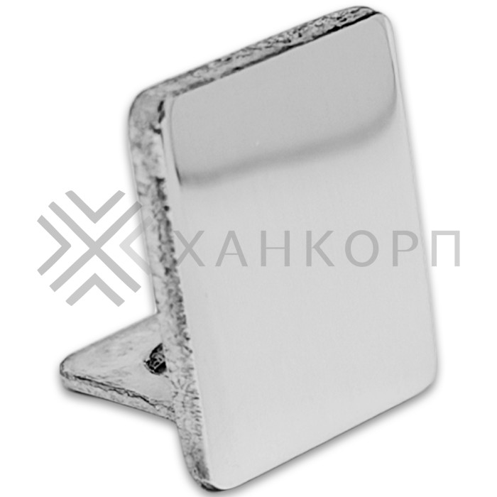 Торцевая заглушка FDPA-502 для опорного п-образного профиля высотой 15 мм, нержавейка/полированный