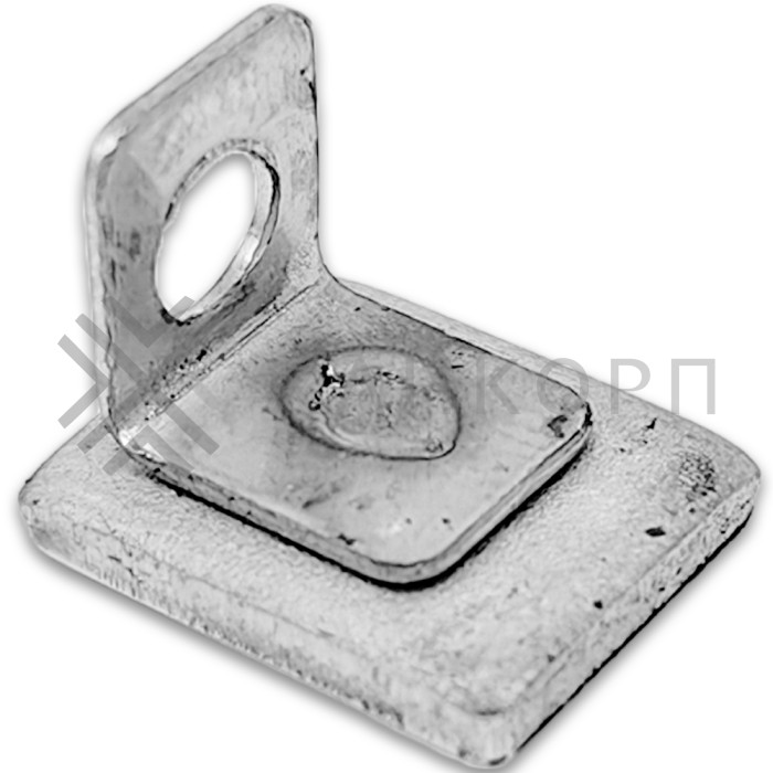 Торцевая заглушка FDPA-502 для опорного п-образного профиля высотой 15 мм, нержавейка/полированный