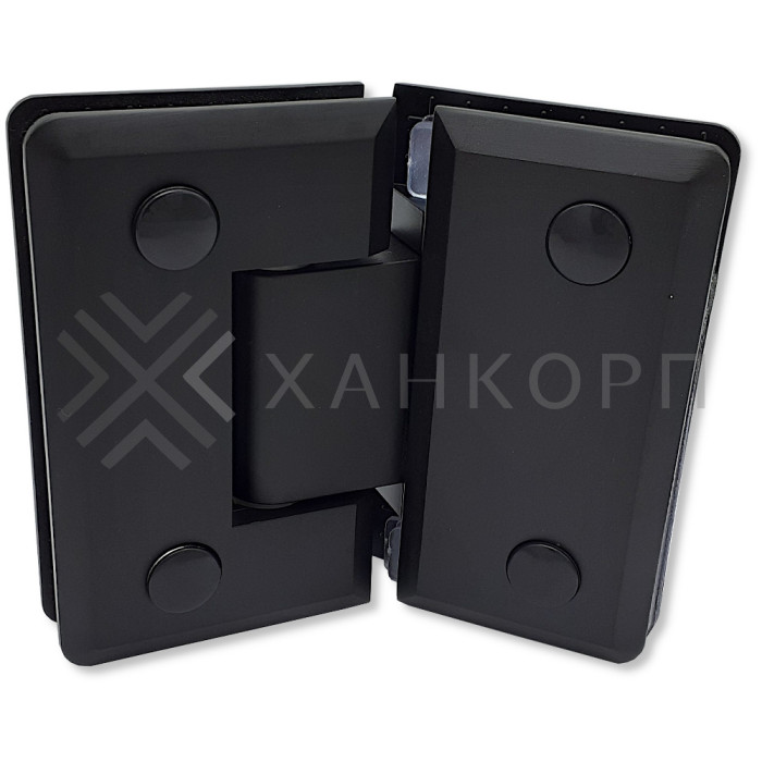 Петля Бета β FDP-24 стекло-стекло 135˚, цинк/черный