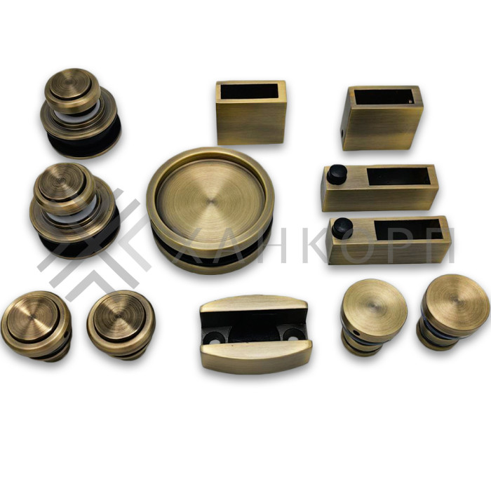 Раздвижная система Альфа α FDS-7 ПРЕМИУМ, нержавейка/бронза